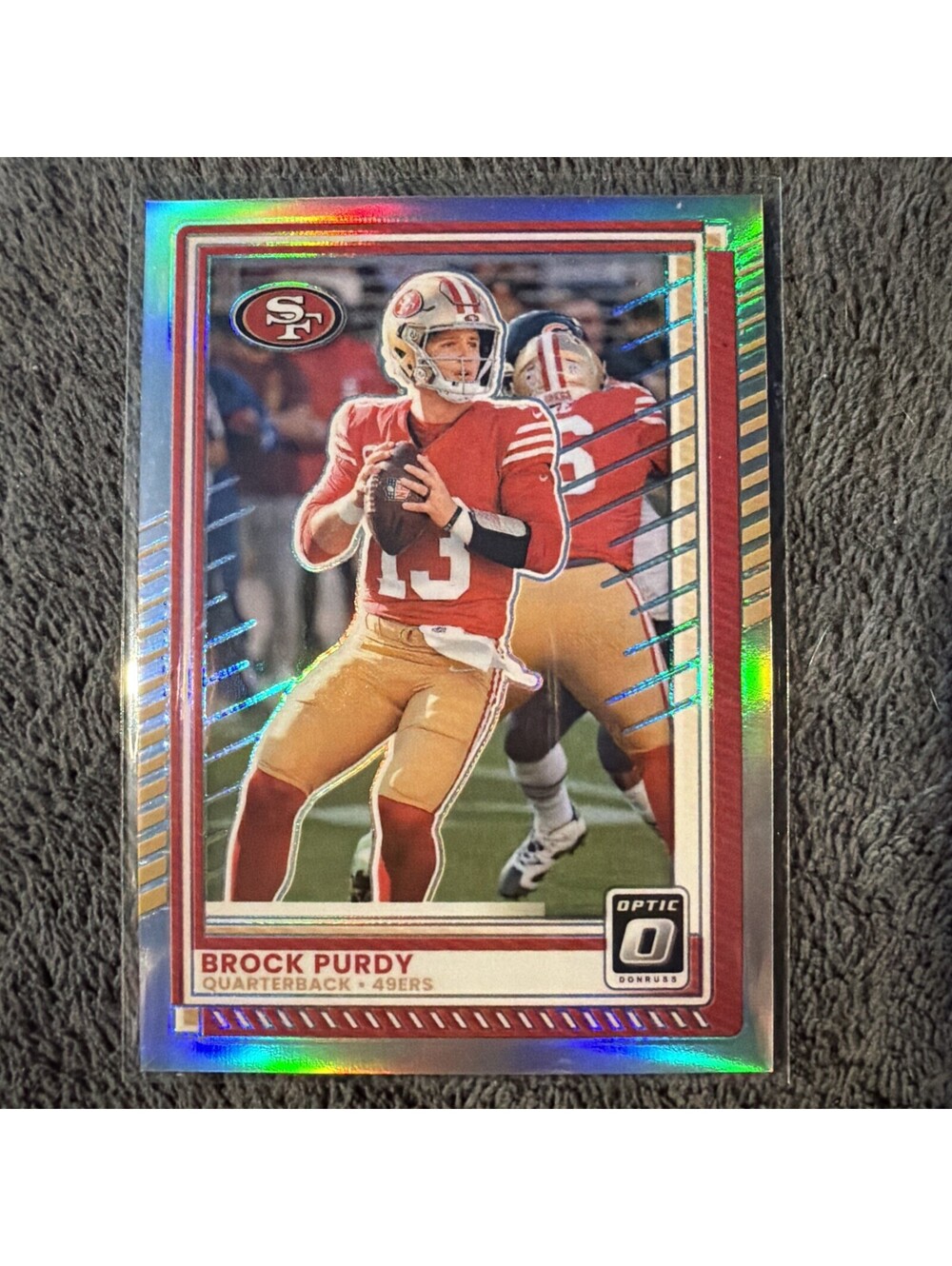 2025 Panini Donruss Optic - Brock Purdy ( 49ers ) Silver Holo Prizm #38